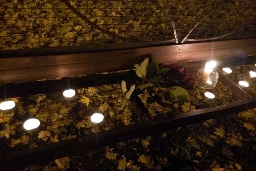 Борисоглебская «Служба Добровольцев» организовала в центральном сквере место памяти жертв трагедии в Керчи 