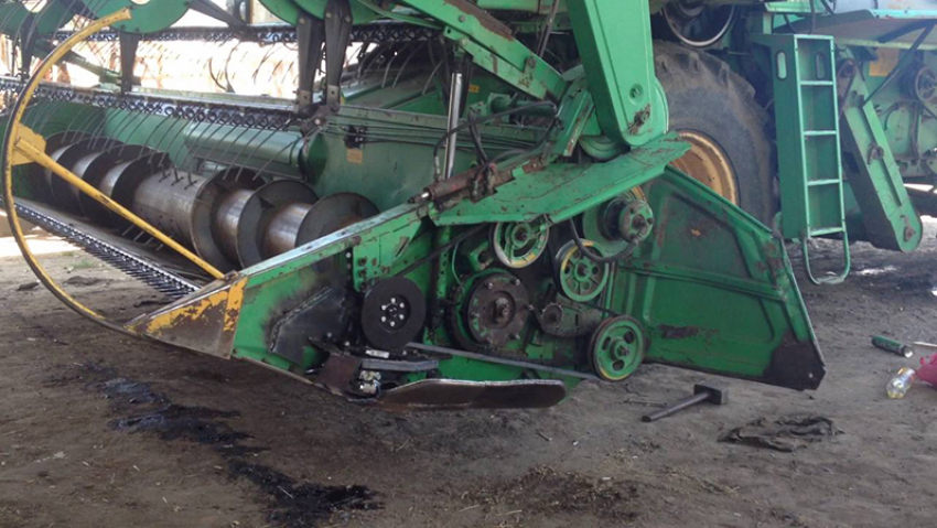 Тракторист чуть не лишился ноги при уборке кукурузы в Воронежской области