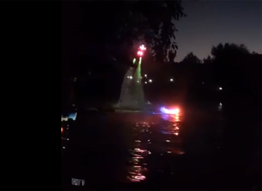 Яркий финал яркого фестиваля: в Борисоглебске прошло шоу над водой